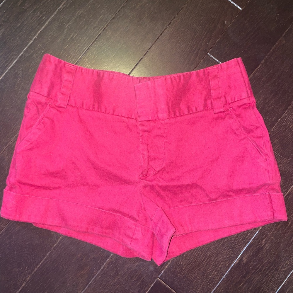 Alice and Olivia pink shorts